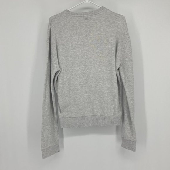 Ami Paris Alexandre Mattiusi Smiley patch crewneck pullover medium Heather grey - Picture 4 of 16